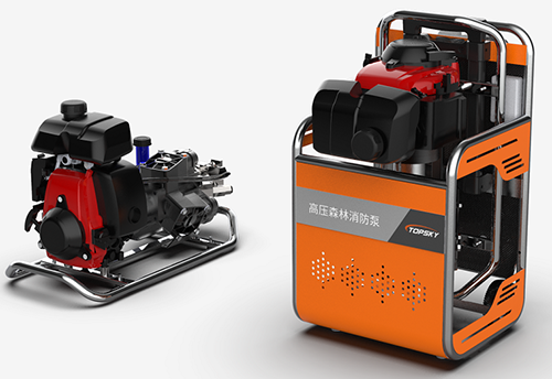 重型水泵高壓森林消防泵（第3代，電啟動+自吸+網(wǎng)絡(luò)傳輸+推車）