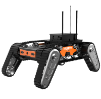 地震搜索機(jī)器人（前后雙擺臂） （第3代，語音控制+熱成像+氣體探測+自主導(dǎo)航）