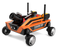 隨車(chē)速攻機(jī)器人便攜式電動(dòng)輪式四驅(qū)滅火機(jī)器人(第3代，輪式）