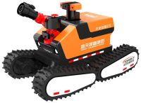 全地形防爆四驅(qū)消防滅火偵察機(jī)器人【電動(dòng)四履帶】 (第5代，360°升降云臺(tái)探測裝置+語音控制）