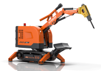 破拆機(jī)器人（音視頻傳輸、環(huán)境氣體探測(cè)+配備破碎錘、圓盤鋸、液壓剪、夾抓裝置等屬具，具有破拆、切割、剪切、抓取等功能）